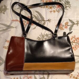 Elegant Black and Brown Women's Bag